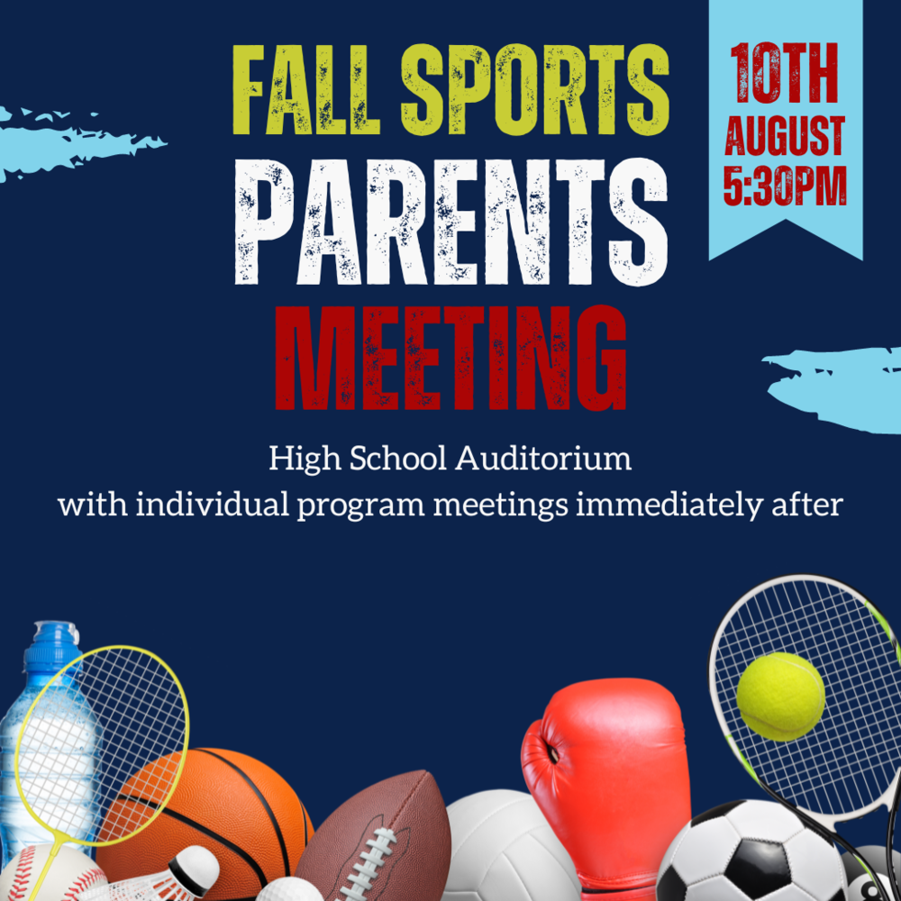 Fall Sports Parents Meeting