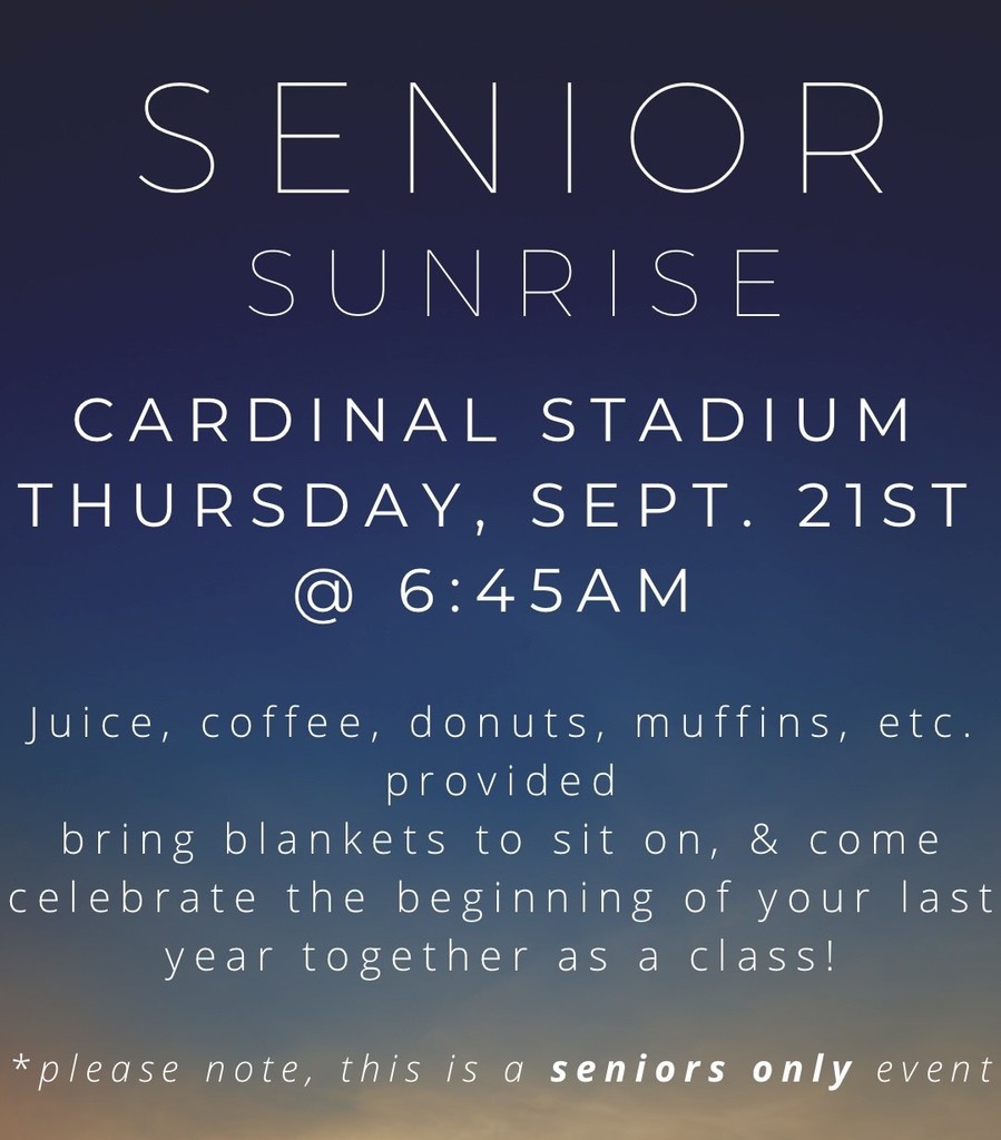 senior sunrise info
